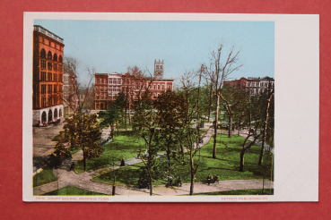 Postcard PC Memphis Tenn Tennessee 1900 Court Square USA US United States